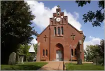 Die Neue Kirche auf Pellworm wurde 1621/22 errichet und hat mit zwei weiteren Kirchen die Gro�e Mandr�nke 1632 �berstanden, der neben vielen Menschen u.a. auch 19 Kirchen zum Opfer fielen. 11.08.2010