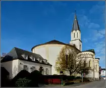 Die Kirche von Ettelbr�ck fotografiert am 01.11.2010.