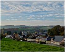 Blick von Reimberg nach Bettborn an Allerheiligen 2010. (Jeanny)