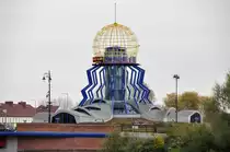 GORZ�W WLKP., 28.10.2010, an der zur Altstadt f�hrenden Warthebr�cke befindlicher Aussichtspunkt 

