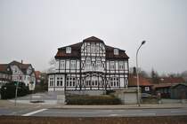 Fachwerkaus in Goslar, am 14.11.10.