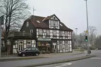 Fachwerkhaus, mit Blumengesch�ft, in Goslar am 21.11.10