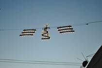 Weihnachtsbeleuchtung in Lehrte, am 24-11-10.