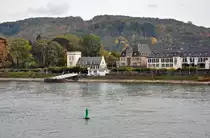 Anlegestelle der KD (K�ln-D�sseldorfer) im Weinst�dtchen Unkel am Rhein (Siebengebirge) - 26.10.2010