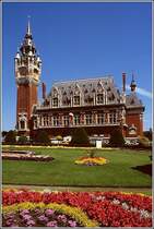 Das Rathaus von Calais im Sommer 1995. Scan vom Dia.