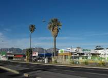 Die Mainroad beim Broadway in Strand. Strand, 05.09.2010