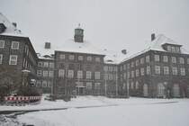 Rathausplatz im Lehrte am 09.12.10.