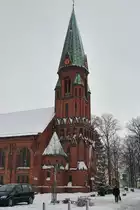 Die Matth�uskirche  am 09.12.2010 im Lehrte