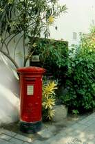 Britische Briefksten in Nikosia erinnern noch an die Kolonialzeit Zyperns. (Nov. 1996)