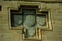 Wappen an der Burg Kolossi bei Limassol im November 1996