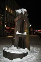 Kunstwerk in Hannover. Foto vom 17.12.2010.