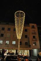 Weihnachtsbeleuchtung in Hannover, am 17.12.2010.