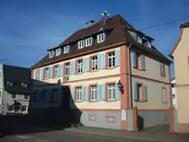 Schuttern in der Ortenau, das barocke Amtshaus der ehemaligen Abtei geh�rt zu den wenigen Resten einer einstmals m�chtigen und sehr alten Klosteranlage, Sept.2010  