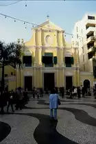 Die Igreja de Sao Lourenco in der ehemaligen portugiesischen Kolonie von Macau. (Dia von 2003)