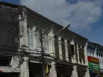 In der Altstadt von Phuket town wird renoviert (28.10.2006)