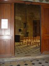 Blick in die Pfarrkirche Saint-Sverin aus dem 13. Jahrhundert. Es ist die lteste Kirche auf dem linken Seine-Ufer im Quartier Latin, am 19.07.2009