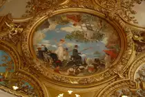 Eines der Deckengem�lde im  Le Train Bleu  (18.07.2009)