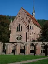 Kloster Hirsau, Kreuzgangreste sp�tgotische Form von 1474-1503 mit der Marienkapelle, Okt.2010 