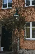 Alte Lampe, in der Altstadt Hannover am 09.01.2011.