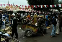 Auf dem Markt in Marrakesch im M�rz 1990