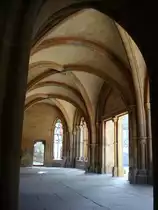 Kloster Maulbronn, die um 1210 erbaute Vorhalle (Paradies) zur Klosterkirche im fr�hgotischen Stil, Okt.2010