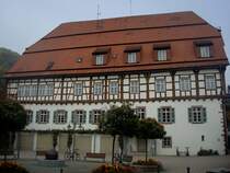 Nagold im Nordschwarzwald, Altes Oberamt, um 1400 als Fruchtkasten erbaut, von 1585-1682 Sitz des Vogtes, dann Verwaltungsbau, Okt.2010