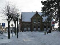 Grevesmhlen; Mhlenstrae mit der ehemaligen Berufsschule. [30.01.2010] 

