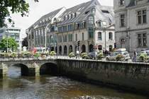 Quimper am 23.07.2009: Brcke ber den Flu Odet