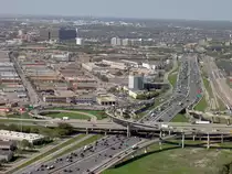 Dallas, Blick auf Highway 35 (15.03.2007)