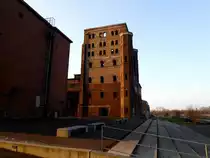 Ein Malakoffturm auf dem Gelnde der ehemaligen Zeche Ewald in Herten am 22.02.2011.