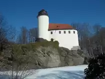 Burg Rabenstein ist die kleinste Europas am 23.02.2011 in Chemnitz-Rabenstein.