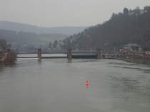 Die Schleuse in Heidelberg am 24.02.11