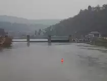 Die Schleuse in Heidelberg am 24.02.11