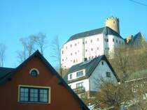 Burg Scharfenstein thront �ber dem Ort, 28.01.07