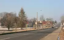  Grner Pfad Guben/Gubin. Cottbuser Strae, Blickrichtung Flemmingstrae, 26.02.2011


