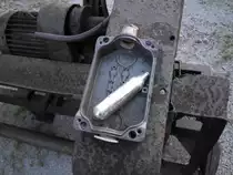 Elektrische Bauteile auf einer alten Maschine auf dem Gelnde der ehemaligen Zeche Ewald in Herten am 22.02.2011. 