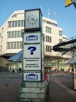 Uhr in der Georgstrae/Hannover. Foto vom 01.03.2011.