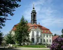 Schlo� Reinhartsgrimma von 1769, mit sch�nem Landschaftspark, bei Dresden, Juni 2010