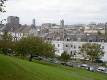 Plymouth, Altstadtblick vom Castle (29.09.2009)