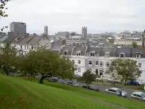 Plymouth, Altstadtblick vom Castle (29.09.2009)