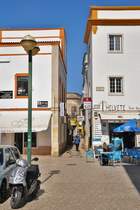 OLHO (Concelho de Olho), 22.02.2011, Blick in die Travessa Mouzinho de Albuquerque