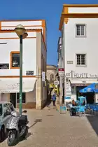 OLH�O (Concelho de Olh�o), 22.02.2011, Blick in die Travessa Mouzinho de Albuquerque