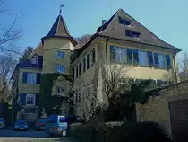 Staufen im Breisgau, das Untere Schlo� oder Stadtschlo�, geht zur�ck auf 1566, heute Beh�rdensitz, M�rz 2011