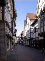 Blick durch die Wendenstra�e in Hameln. 24.03.2011