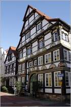 Das Brgerhus in der Kupferschmiedestrae, Ecke Wendenstrae ist ein wahres Schmuckstck in der Altstadt von Hameln. Heute wird es von einem Restaurant genutzt. 24.03.2011