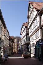 Blick durch die Hamelner Fischpfortenstrae Richtung Pfortmhle. 24.03.2011