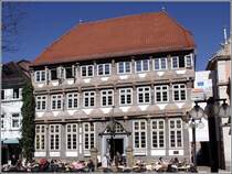 Das Stiftsherrenhaus in der Osterstrae beherbergt mit dem benachbarten Leisthaus das Museum Hameln. 24.03.2011