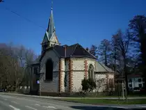Staufen im Breisgau, die evang.Kirche, M�rz 2011