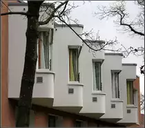 . Detailaufnahme der zum Gr�n orientierten Erker. 19.03.2011 (Matthias)