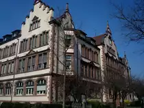 Freiburg-Wiehre, die Turnseeschule, 1902 eingeweiht, heute Werkrealschule, M�rz 2011